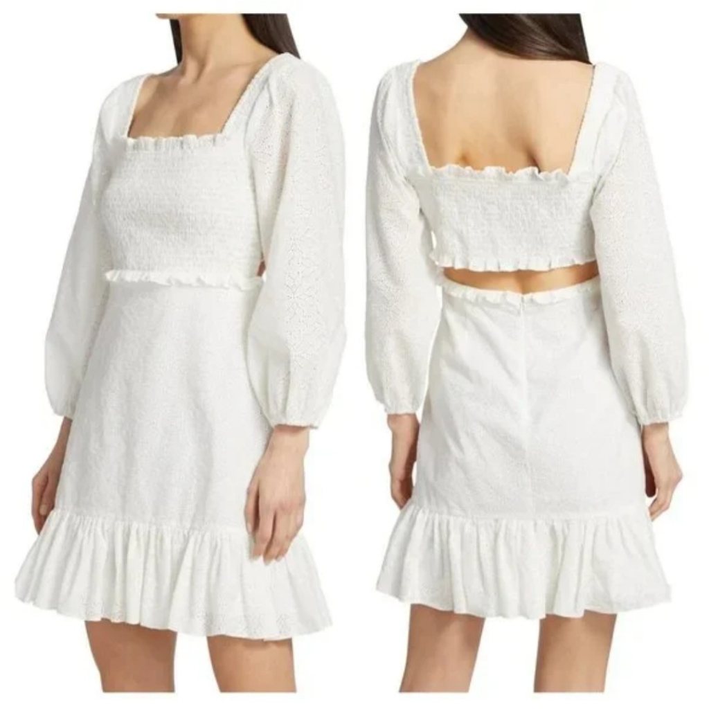 Veronica Beard White Dress Size 10